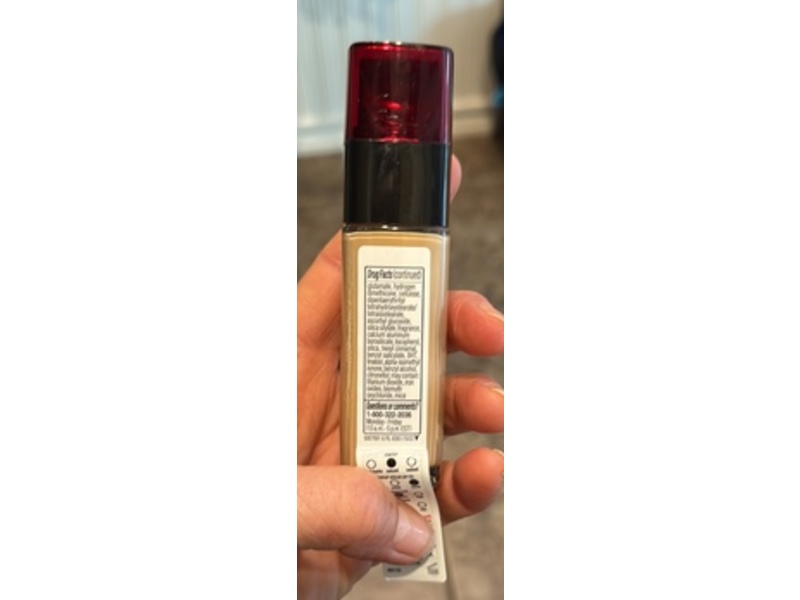 L'Oreal Paris Infallible Foundation Sunscreen, 481 Cool Sand, SPF 25, 1 fl oz/30 mL