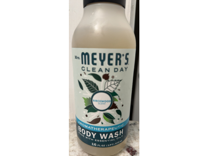 Mrs. Meyer's Clean Day's Moisturizing Body Wash, Birch Wood Scent, 16 fl oz/473 mL