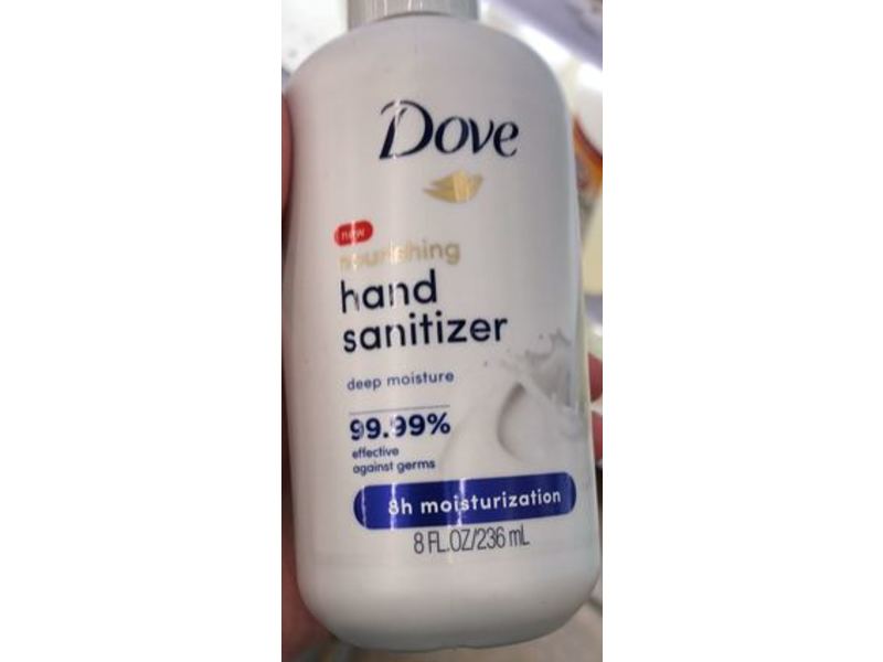 Dove Nourishing Hand Sanitizer, 8 fl oz/236 mL