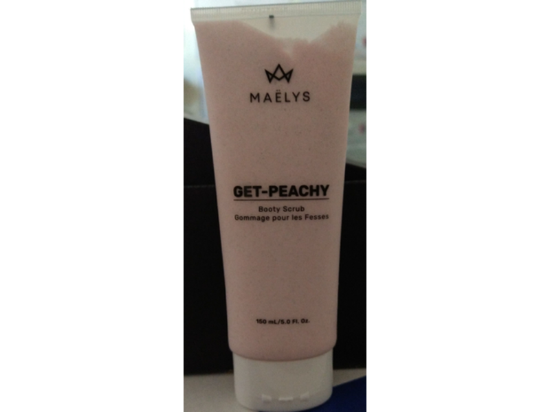 Maelys Get-Peachy Booty Scrub, 5 fl oz/150 mL