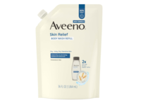 Aveeno Skin Relief Body Wash Refill, Fragrance-Free, 36 fl oz/1064 mL - thumbnail 1