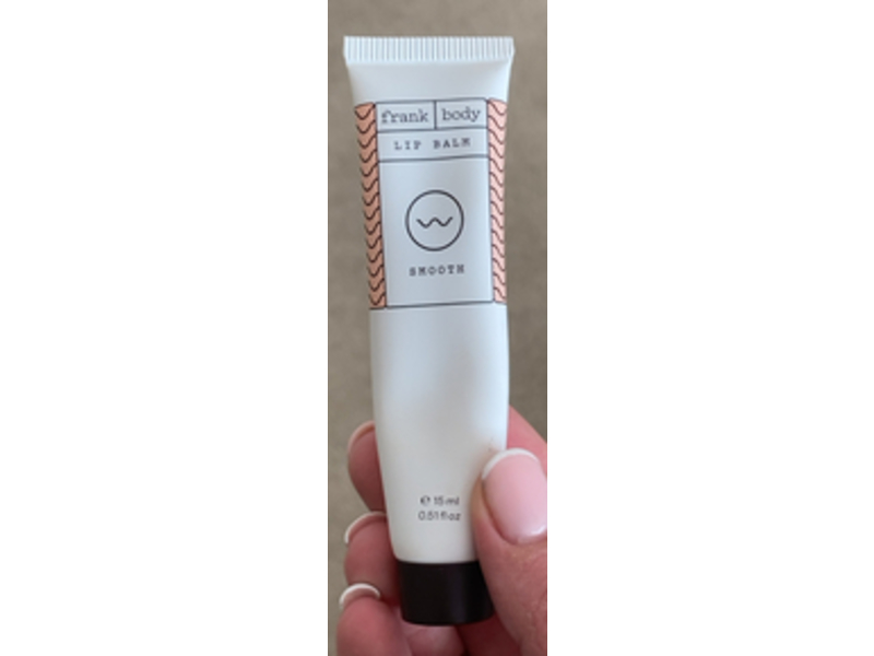 Frank Body Lip Balm, Smooth, 0.51 fl oz/15 mL