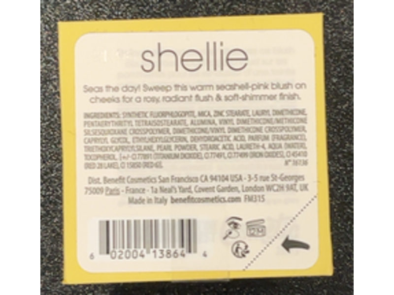 Benefit Shellie Blush, 0.08 oz/2.5 g