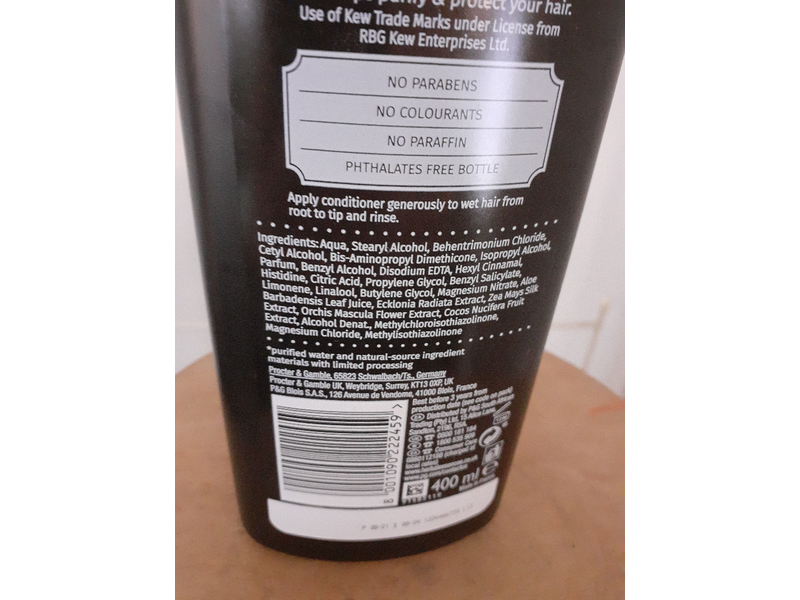 Herbal Essences Bio:Renew Real Botanicals Conditioner, Coconut Milk, Hydrate, 400 ml