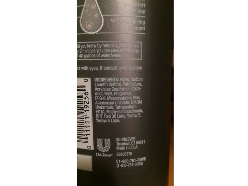 Dove Men + Care Body & Face Wash, Fresh Awake, 13.5 fl oz/400 mL