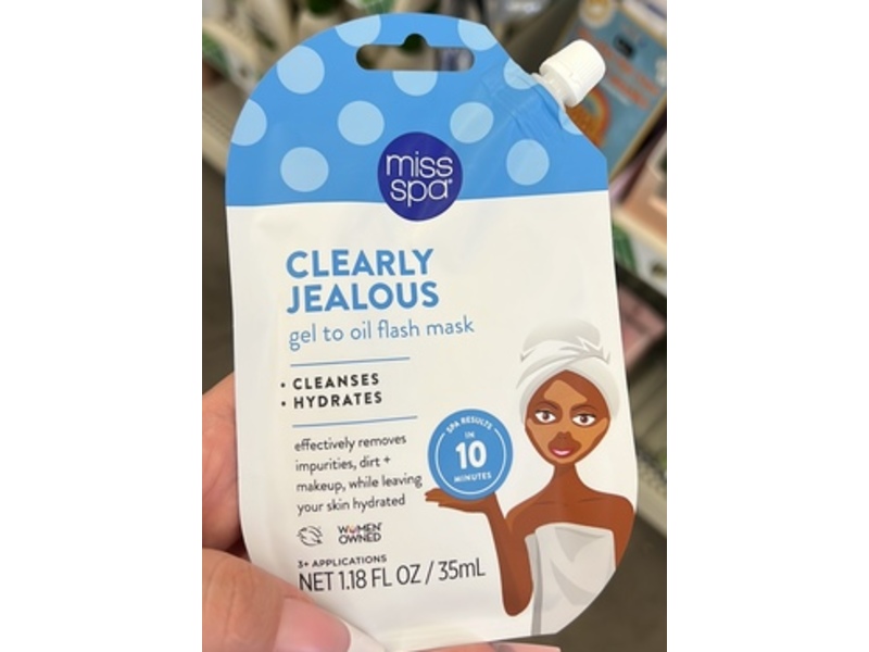 Miss Spa Clearly Jealous Gel To Oil Flash Mask, 1.18 fl oz/35 mL