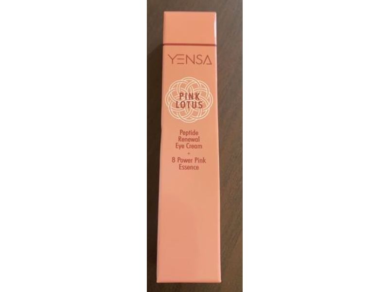 Yensa Peptide Renewal Eye Cream, Pink Lotus, 0.5 fl oz/15 ml