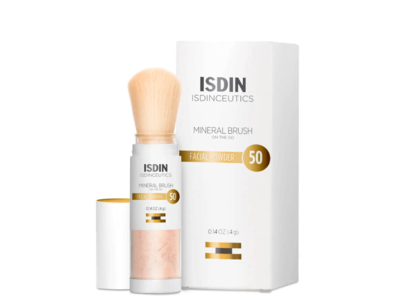 Isdin Mineral Brush On The Go Facial Powder, 50, 0.14 oz/4 g