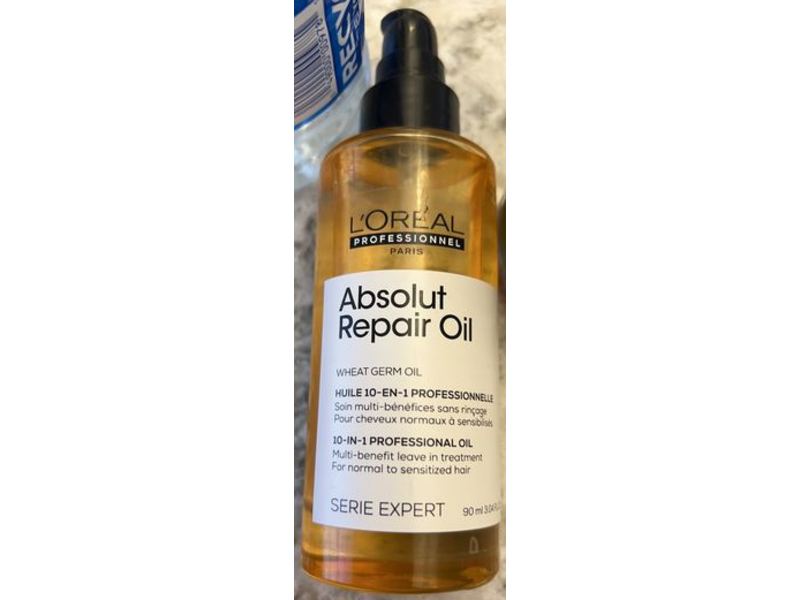 L'Oreal Professionnel Absolut Repair 10-In-1 Oil, 3.04 fl oz/90 mL