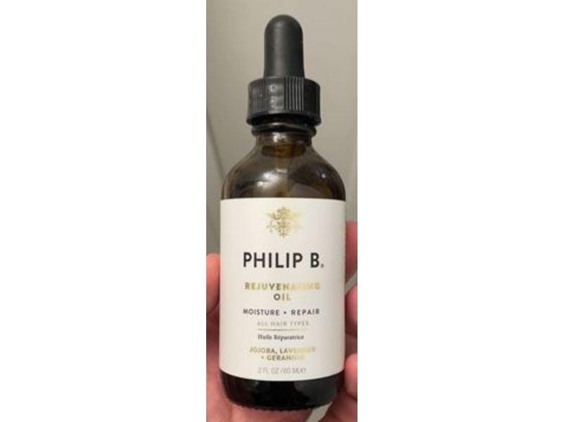 Philip B Moisture + Repair & Rejuvenating Oil, Jojoba, Lavender + Geranium, 2 fl oz/60 mL