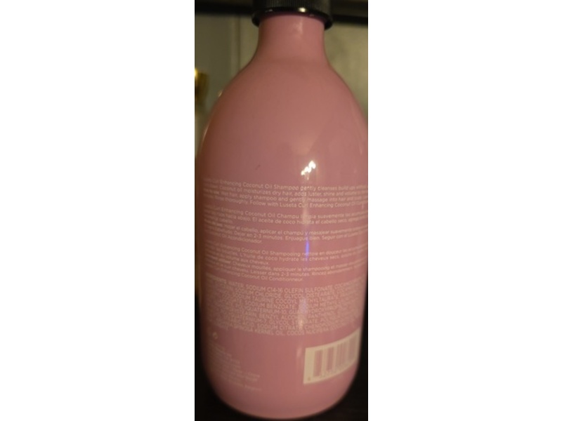 Luseta Curl Enhancing Shampoo, Coconut Oil, 16.9 fl oz/500 mL