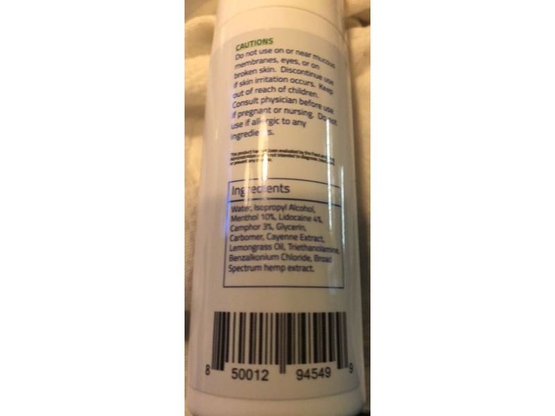 Bio Spectrum Topical Relief Roll On, 1000 mg, 2.5 oz/74 mL