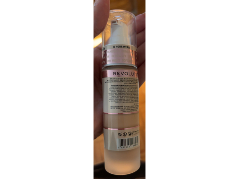 Revolution Irl Filter Longwear Foundation, F7, 0.7 fl oz/23 mL