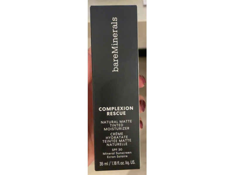 Bareminerals Complexion Rescue Natural Matte Tinted Moisturizer, 8 Spice, SPF 30, 1.18 fl oz/35 mL