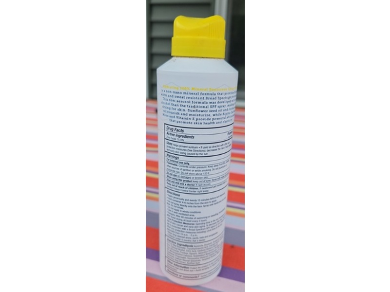Oars + Alps 100% Mineral Antioxidant Sunscreen Spray, SPF 30, 6 fl oz/177 mL