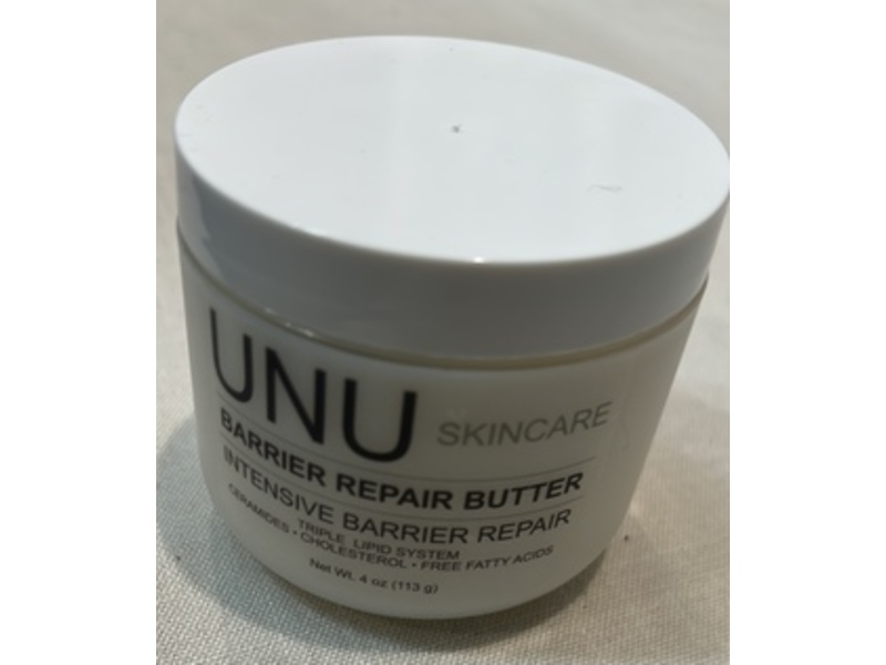 Unu Skincare Intensive Barrier Repair Butter, Ceramides, Cholesterol, Free Fatty Acids, 4 oz/113 g