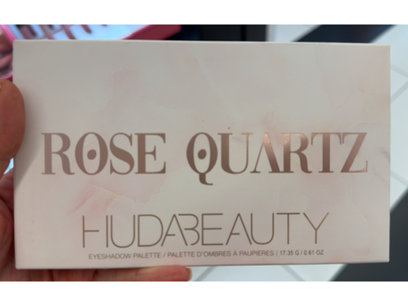 Huda Beauty Rose Quartz Eyeshadow Palette, 0.61 oz/17.35 g