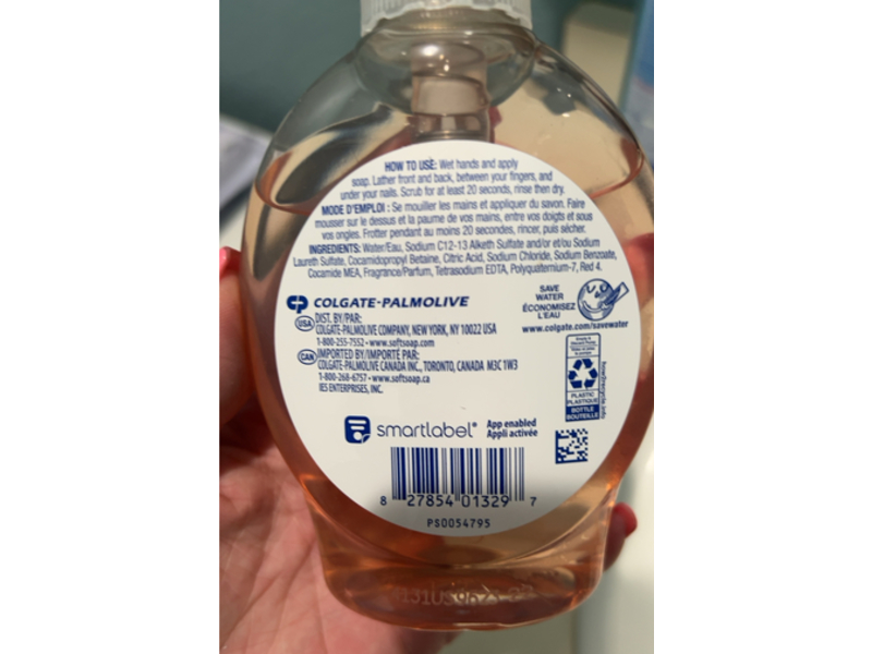 Softsoap Liquid Hand Soap, Cherry Blossom Scent, 7.5 fl oz/221 mL