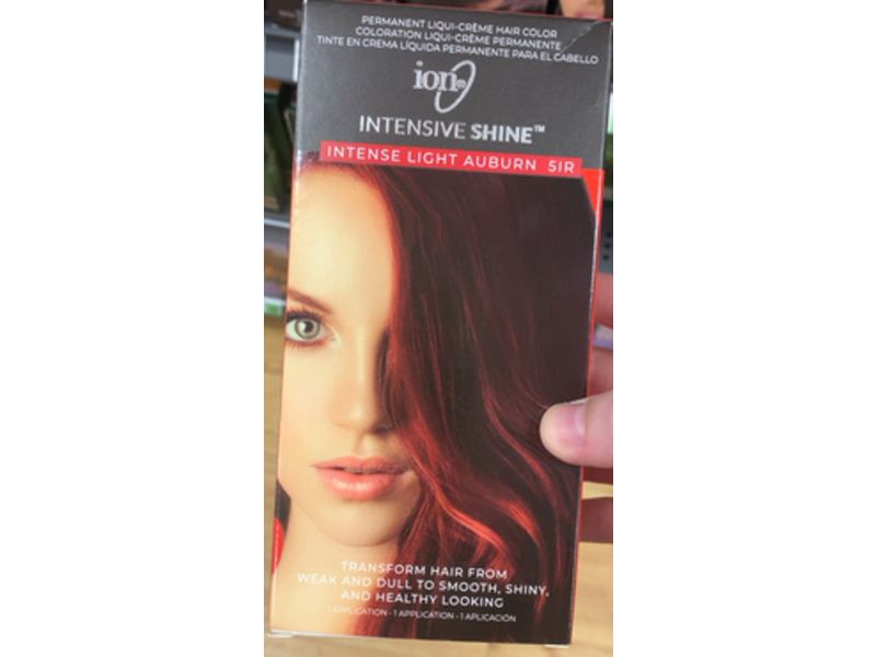 Ion Intensive Shine Permanent Liqui-Creme Hair Color, Intense Light Auburn 5IR, 1 Application