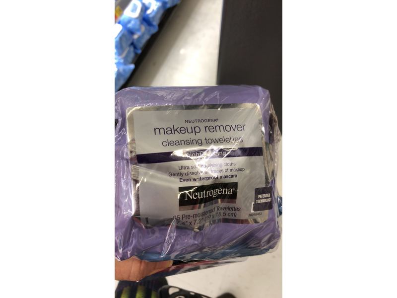 Neutrogena Makeup Remover Cleaning Wipes, Night Calming, 25 ct
