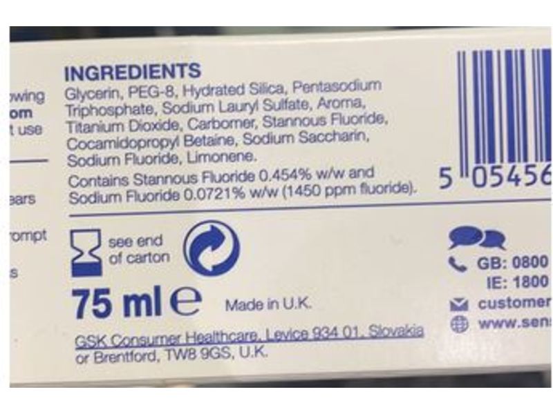 Sensodyne Sensitivity & Gum Toothpaste, 75 mL