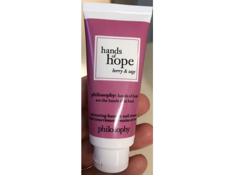 Philosophy Hands Of Hope Nurturing Hand & Nail Cream, Berry & Sage, 1 fl oz/30 mL