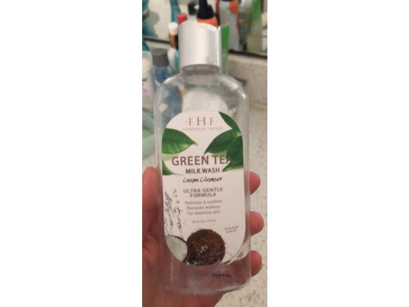 Farmhouse Fresh Milk Face Wash, Green Tea, 177 mL
