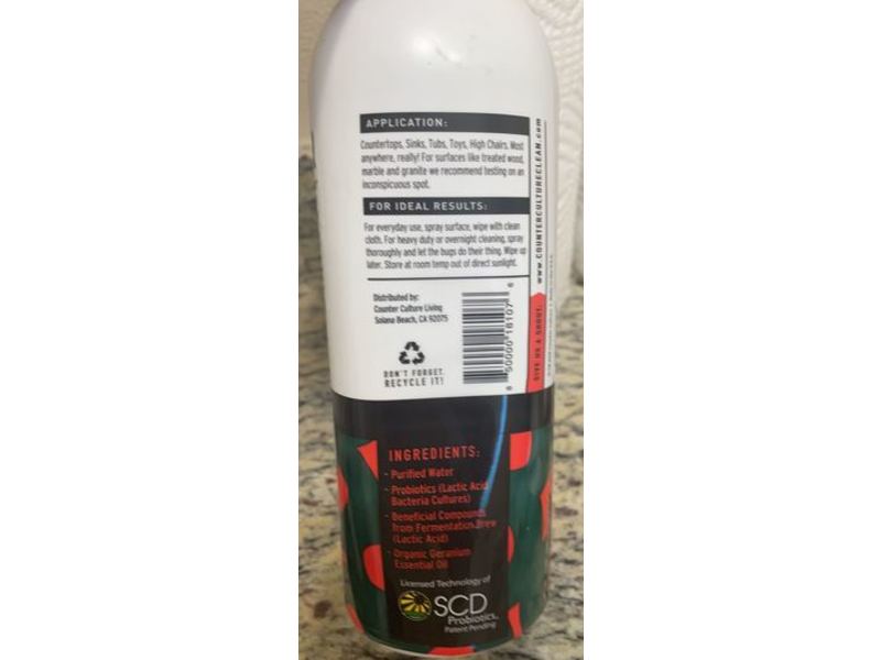 Counter Culture All Purpose Non-Toxic Cleanser, Geranium, 24 fl oz