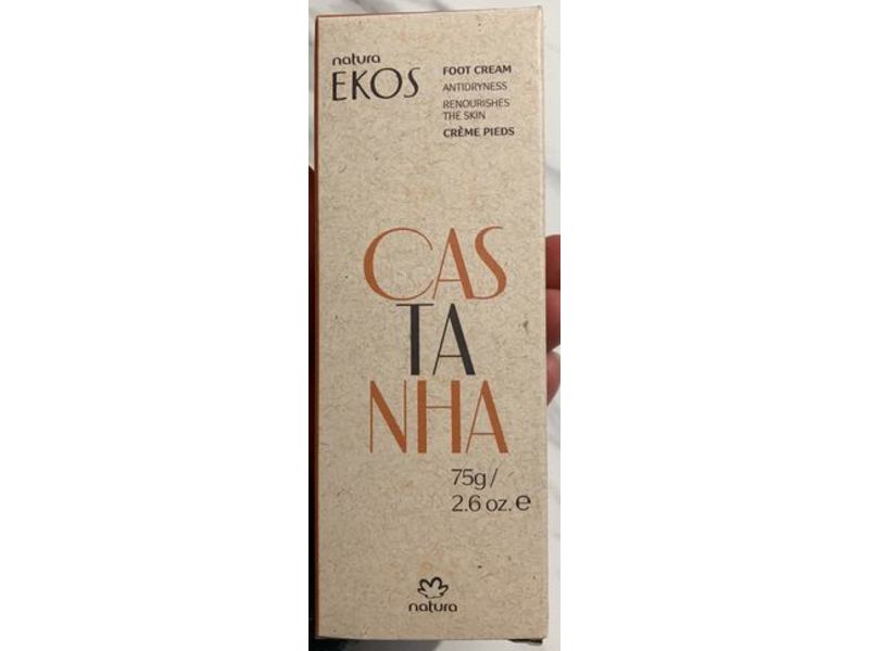 Natura Ekos Castanha Foot Cream, 2.6 oz/75 g