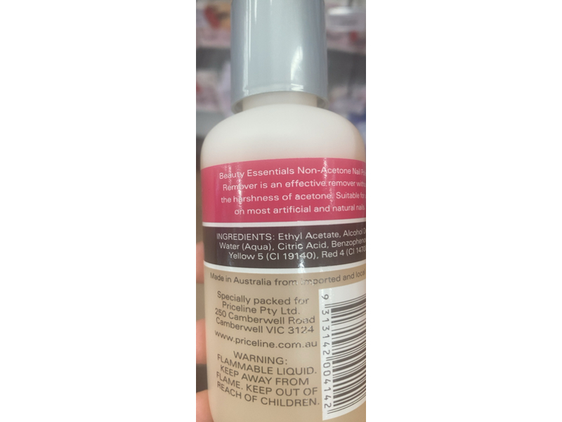 Beauty Essentials Nail Polish Remover, 125 mL