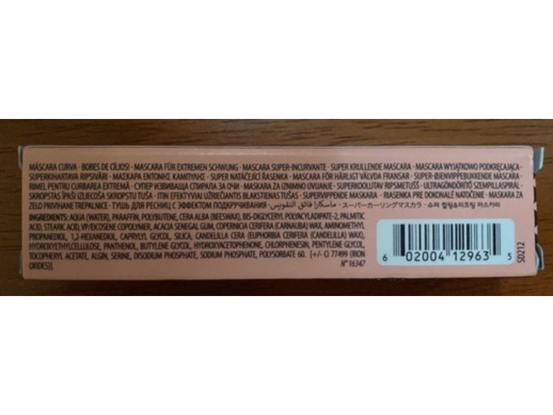 Benefit Roller Lash Super-Curling & Lifting Mascara, Black, 0.1 oz/3 g