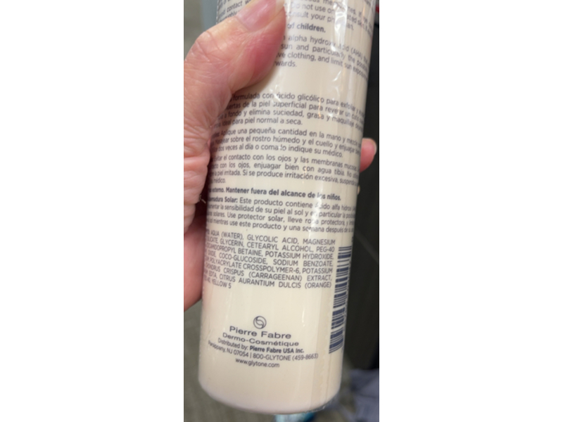 Glytone Rejuvenating Mild Cream Cleanser, Glycolic Acid, 13.5 fl oz/400 mL