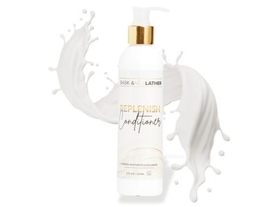 Bask & Lather Replenish Conditioner, 8 fl oz/236 mL