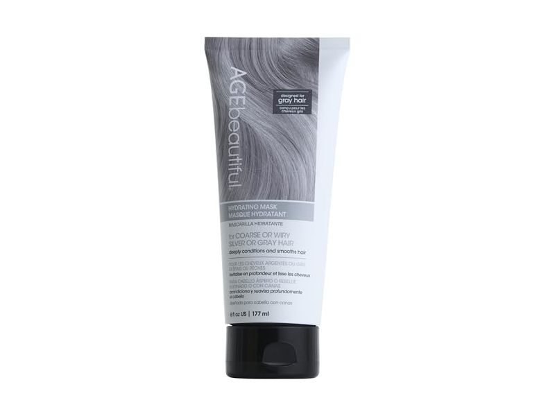 Age Beautiful Hydrating Mask, Coarse Or Wiry Silver Or Gray Hair, 6 fl oz/177 mL