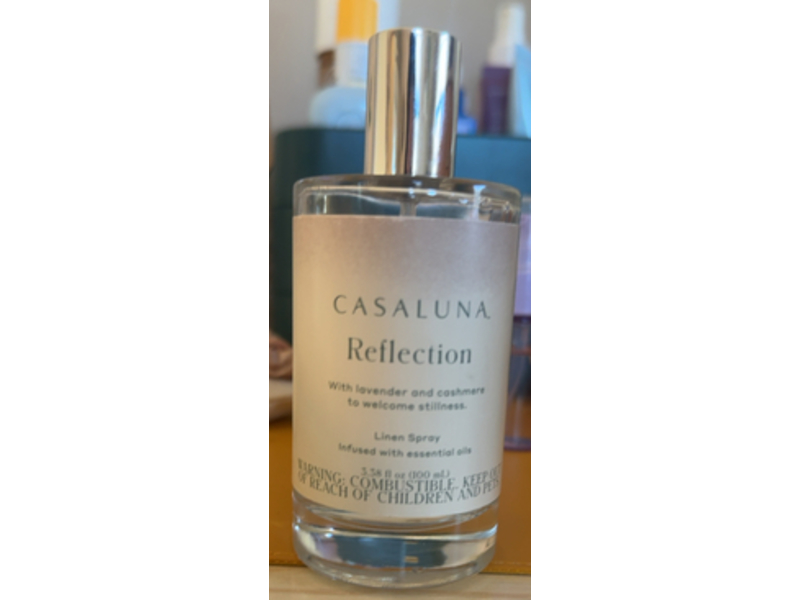 Casaluna Reflection Linen Spray, Lavender & Cashmere, 3.38 fl oz/100 mL