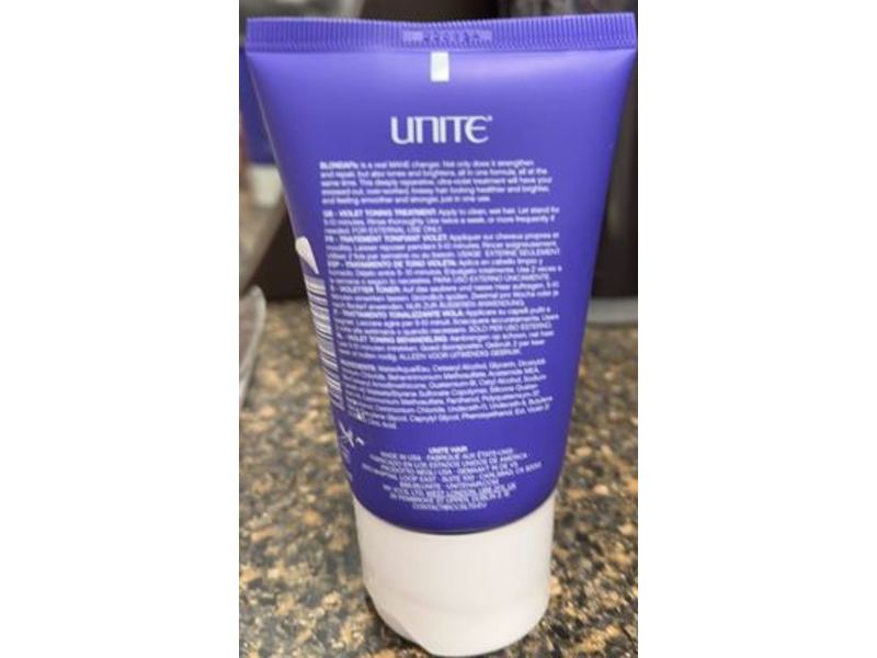 Unite Hair Blonda Fix Violet Toning Treatment, 4 fl oz/18 mL
