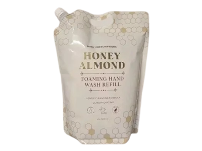 Body Prescriptions Foaming Hand Wash Refill, Honey Almond, 67.6 fl oz/2 L