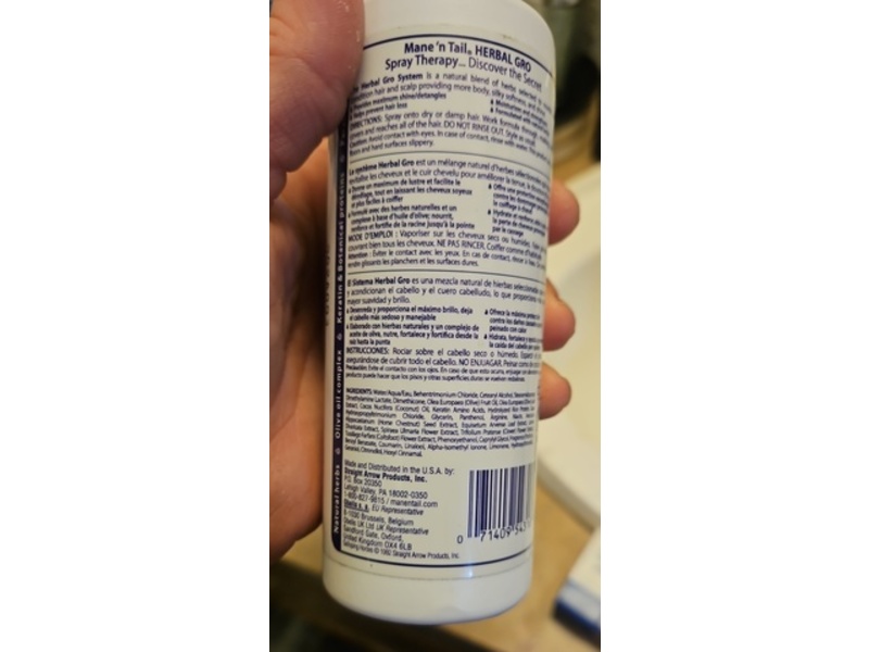 Mane 'n Tail Herbal Gro Spray Therapy, 6 fl oz/178 mL