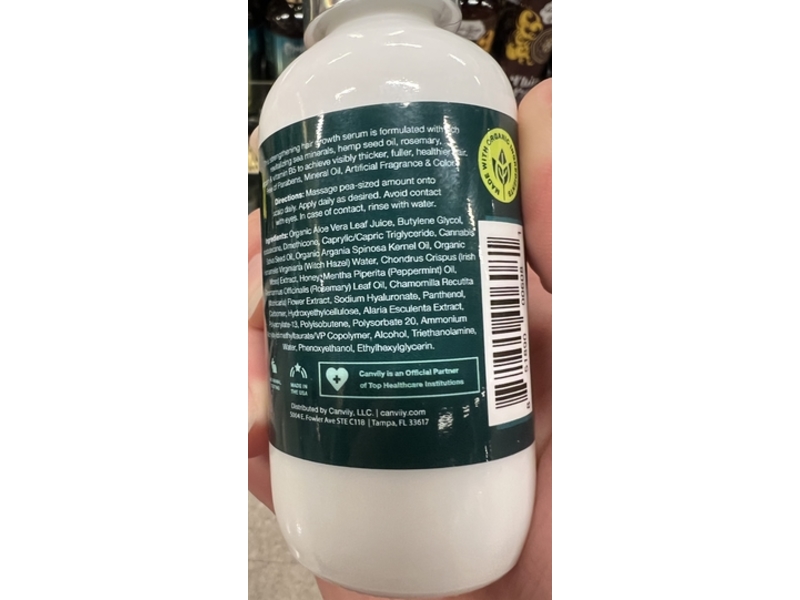 Canviiy Scalpbliss Restorative Growth Serum, Sea Mineral & Organic Herb Infusion, 1.9 fl oz/56 mL