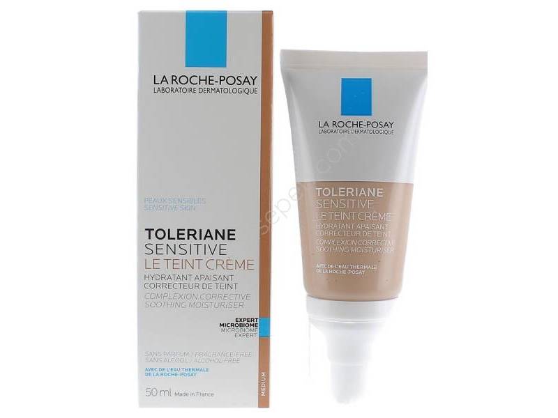 La Roche-Posay Toleriane Sensitive Le Teint Creme Light, 50 mL and Reviews