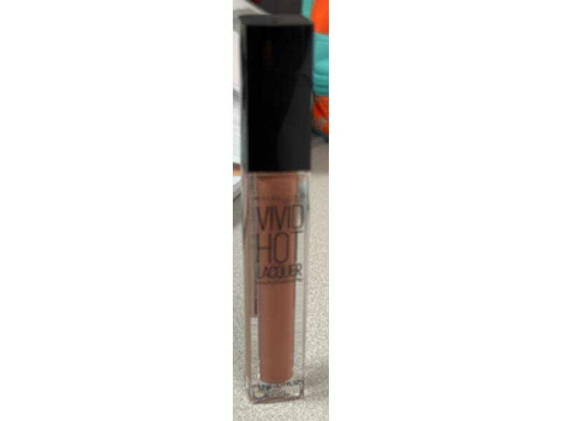 Maybelline Color Sensational Vivid Hot Lacquer Lip Gloss, 64 Unreal, 0.17 oz