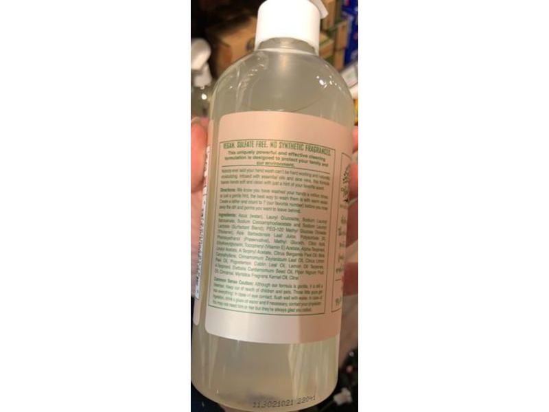 Rebel Green Fresh & Clean Hand Soap, Chai Tea, 16.09 fl oz/500 mL