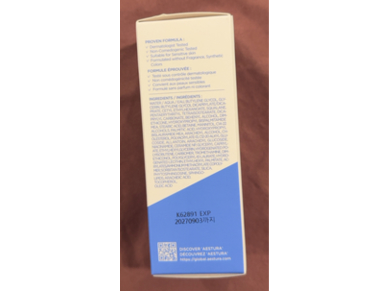 Aestura Atobarrier365 Moisturizing Cream, Ceramide, 1.52 fl oz/45 mL