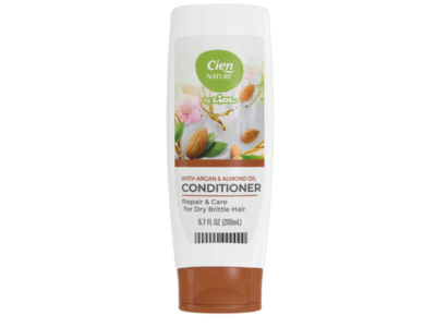 Cien Nature Repair & Care Conditioner, Argan + Almond Oil, 6.7 fl oz/200 mL