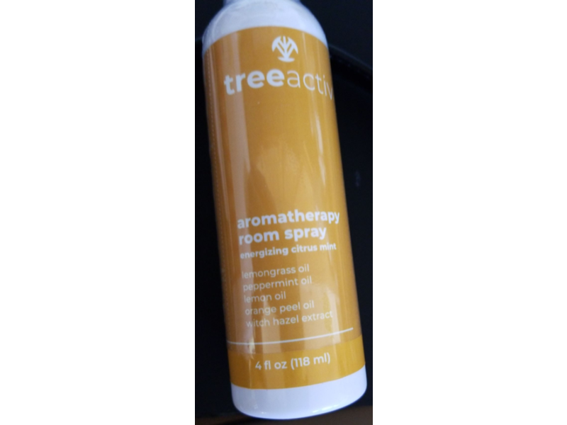 Treeactiv Aromatherapy Room Spray, Energizing Citrus Mint, 4 fl oz/118 ml