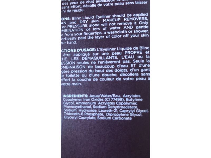 blinc Eyeliner, Jet Black Matte, 0.20 fl oz/ 6mL