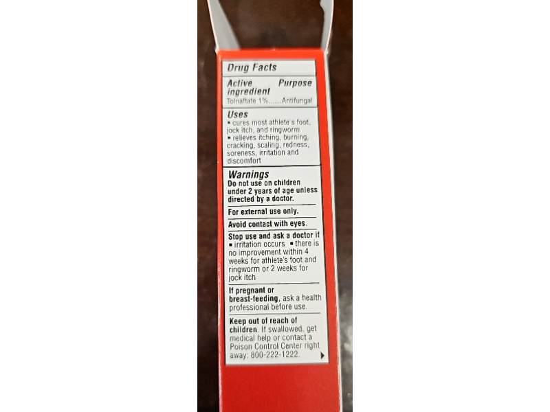 Walgreens Tolnaftate 1% Athlete's Foot Cream, 1 oz/28 g