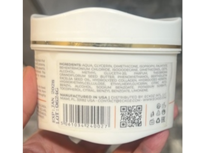 ECKOZ Professional Deep Conditioning Hair Mask, Brazil Nut, 8.8 oz/250 g