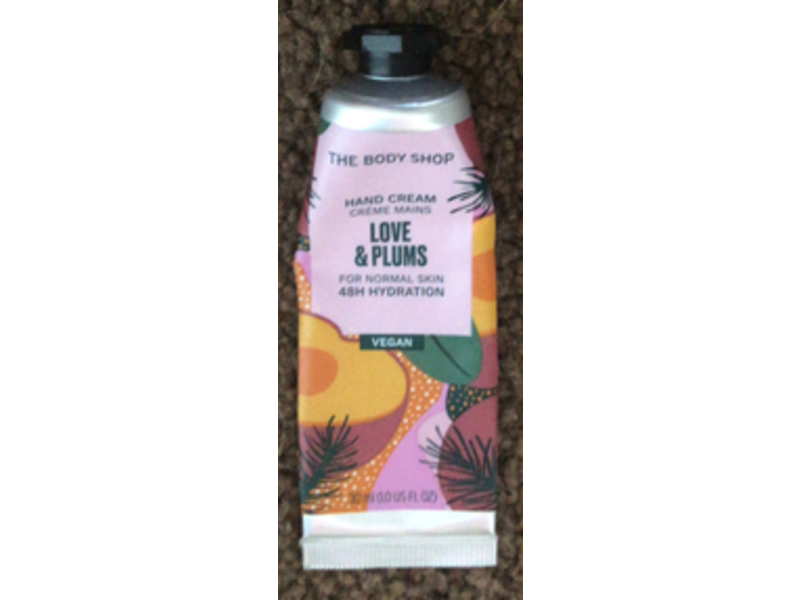 The Body Shop Hand Cream, Love & Plums, 1.0 fl oz/30 mL