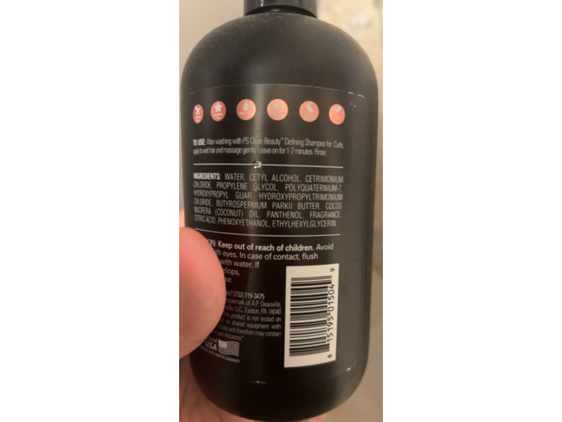 PS Clean Beauty Defining Conditioner, Sulfate Free, 12 fl oz/335 mL